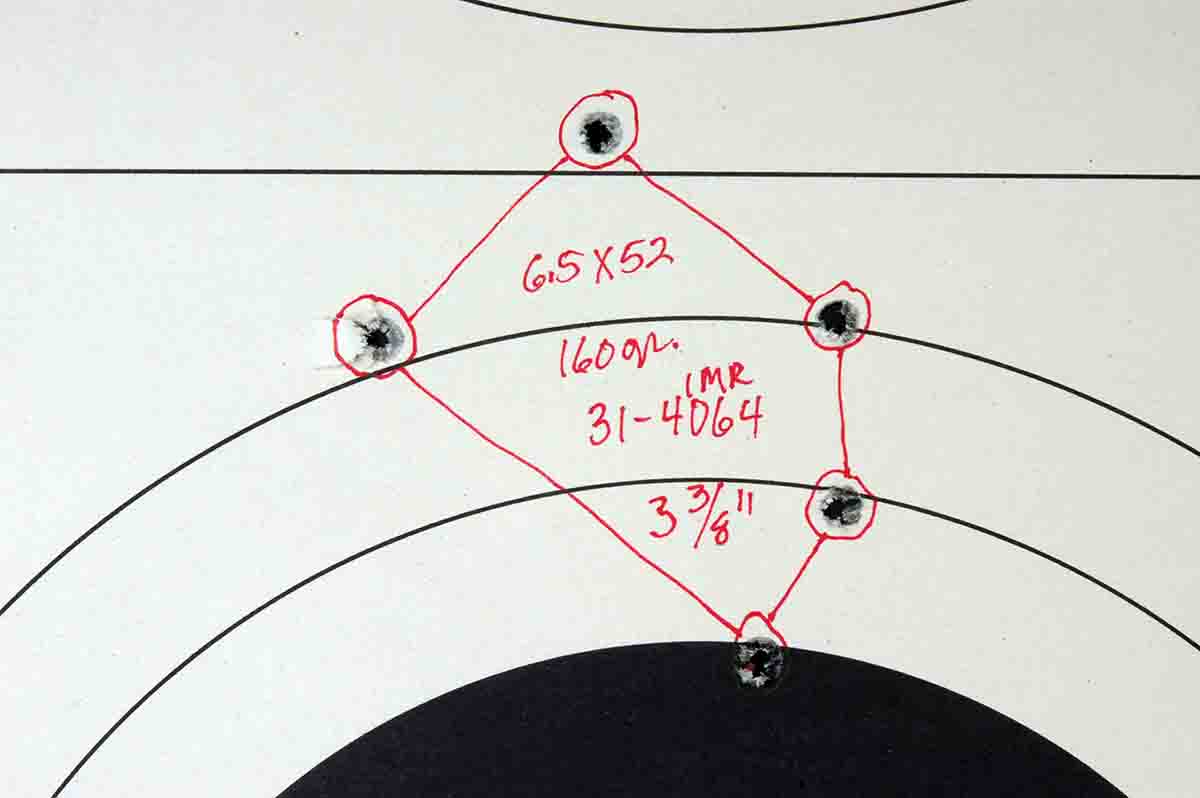 Mike’s Model 41 6.5mm Carcano will shoot decent, if not impressive, 100-yard groups.